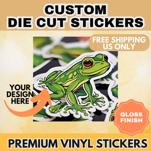 Custom Die Cut Vinyl Stickers | Die Cut Stickers | Logo Stickers | Custom Die Cut Stickers | Custom Sticker
