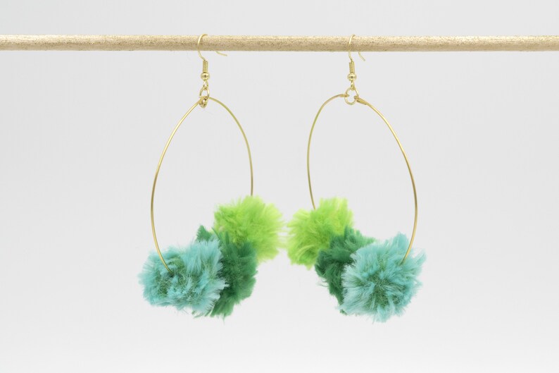 Sydney Pom Earrings