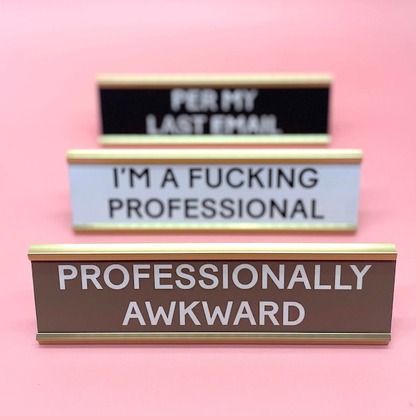 Funny Desk Name Plates | Funny Name Plates