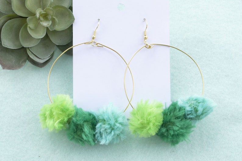 Sydney Pom Earrings