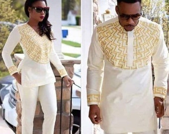 couples in white outfits