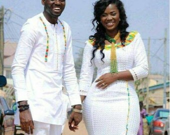 couple african attire
