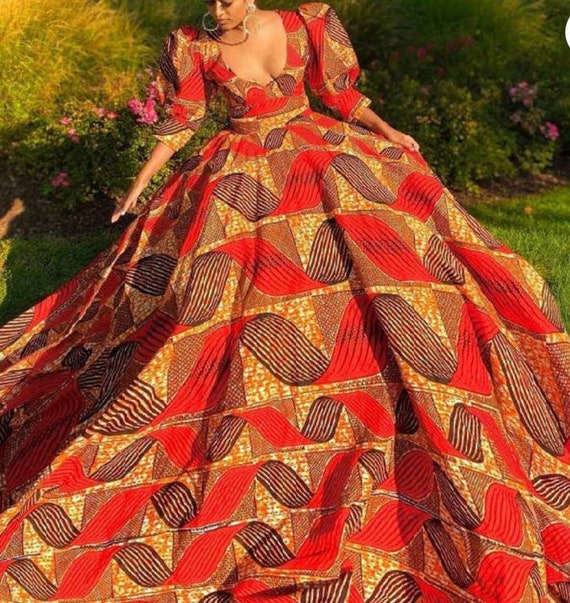 African Prom Dress for Women 