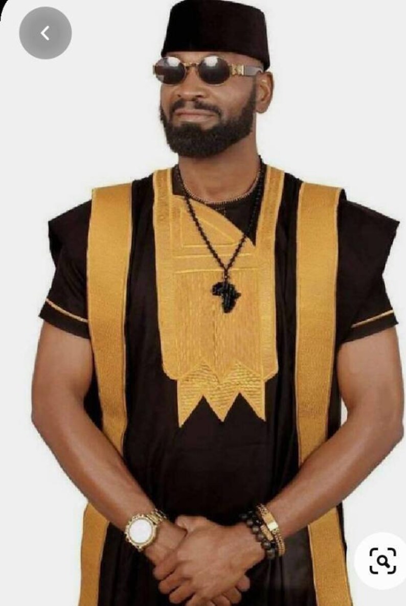 African embroidered Agbada for men/'s outfits African Agbada for men/'s outfit African clothing for men African men/'s outfits.