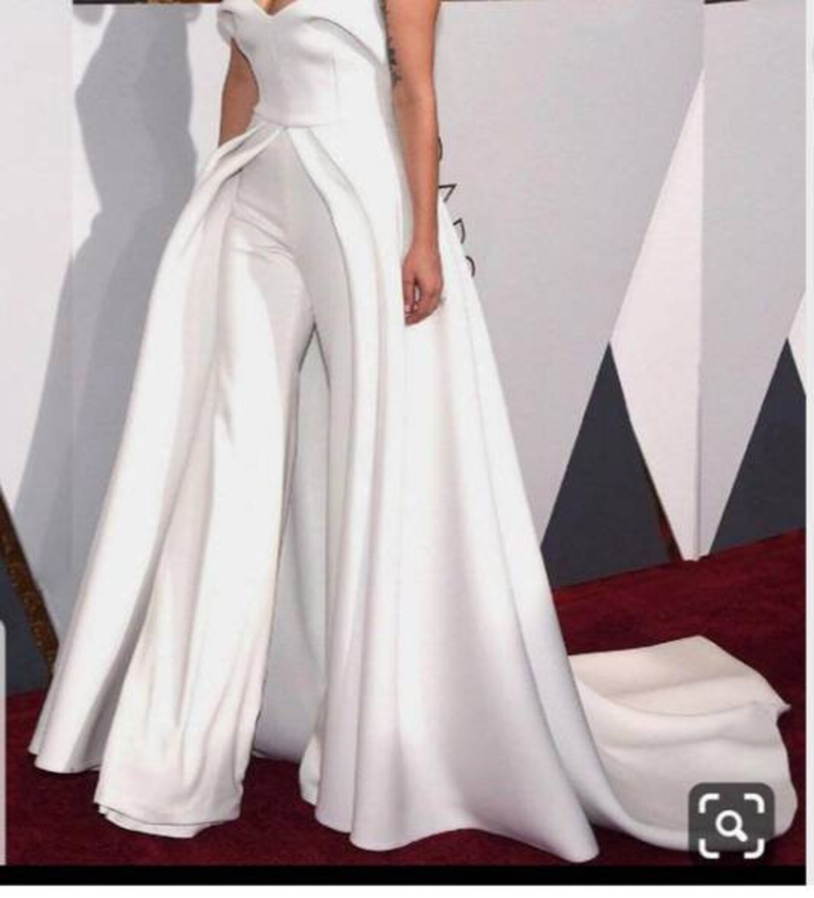 Bridal Jumpsuit With Train women's Wedding Etsy