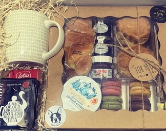 Afternoon Tea Hamper | Birthday Gift | Food Hamper | Thank You Gift |Anniversary | Hug In A Box | Get Well Gift | Mum Gift | Grandparents |