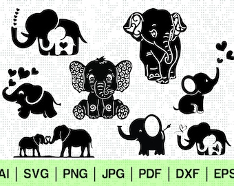 Free Free 321 Baby Elephant Svg Etsy SVG PNG EPS DXF File