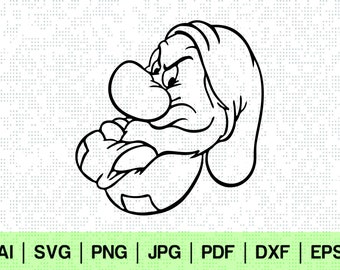 Free Free 261 Disney Grumpy Svg SVG PNG EPS DXF File
