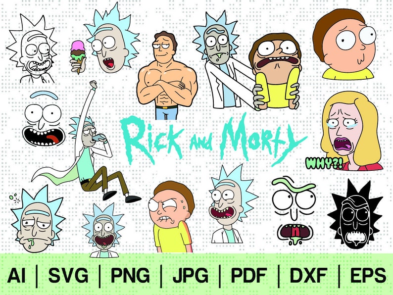 Free Free 140 Cricut Free Rick And Morty Svg Files SVG PNG EPS DXF File
