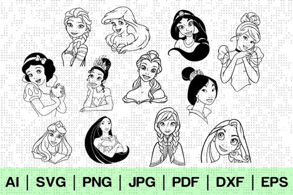 Free Free 149 Etsy Disney Princess Svg SVG PNG EPS DXF File