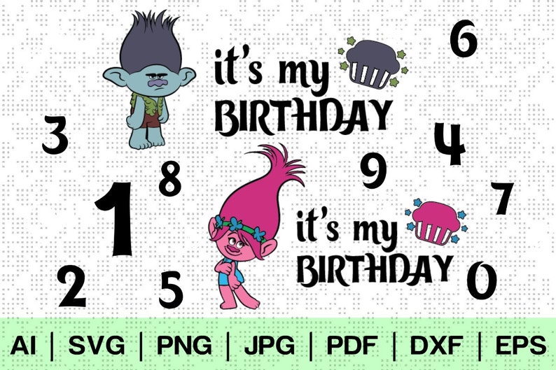 Free Free Trolls Birthday Svg Free 940 SVG PNG EPS DXF File