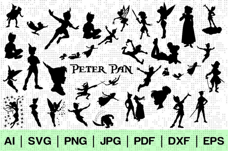 Download 31 peter pan disney svg silhouette cricut wendy peter pan ...
