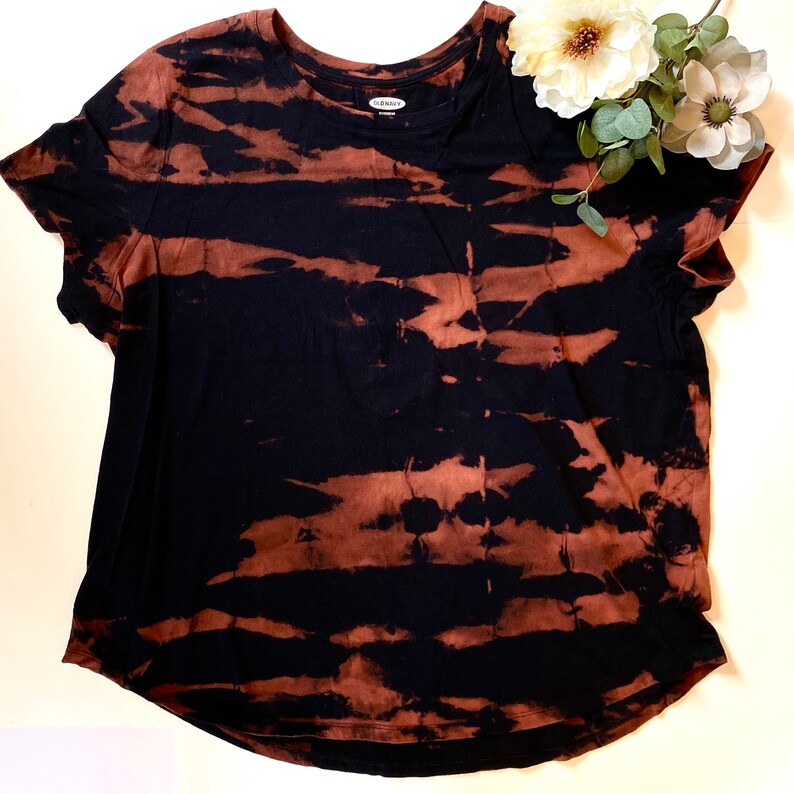 tie dye a black shirt