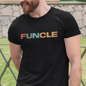 Funcle Retro Vintage Style Tshirt, Uncle Graphic Tee, Gift for Uncle, New Uncle Shirt, New Uncle Gift, Pregnancy Announcement