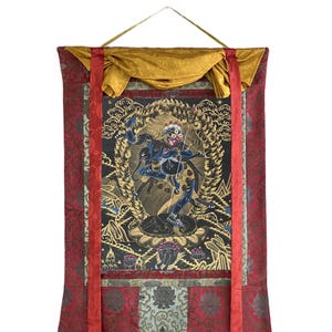 Hand-painted Chakrasamvara Shakti Thangka Painting, Tibetan