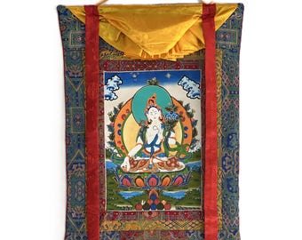 手描きのマハーカーラタンカ｜黒と金のチベット仏教美術 - Etsy 日本