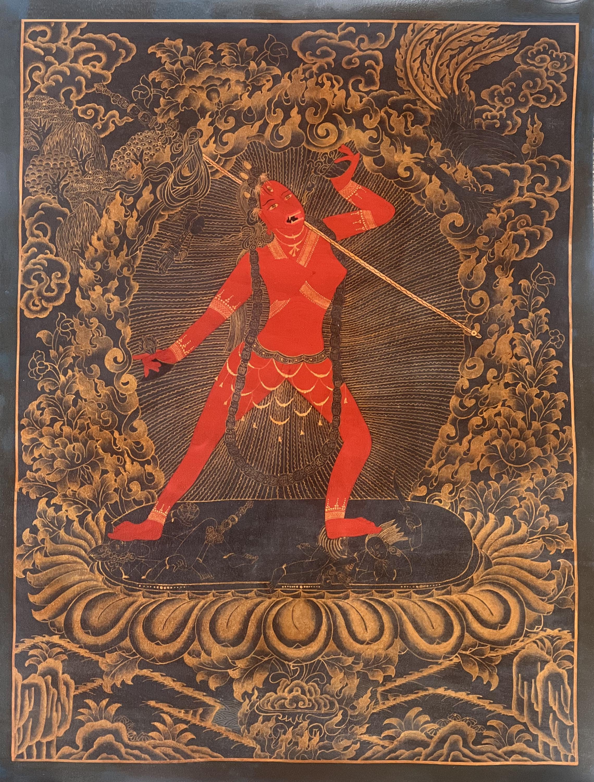 肉筆画 手描き仏画 ヴァジュラヨーギニー Vajrayogini ヨギニ タンカ il_fullxfull.6654314816_6lae.jpg