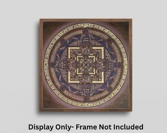 Kalachakra Mandala Thangka | Hand-Painted Tibetan Buddhist Art