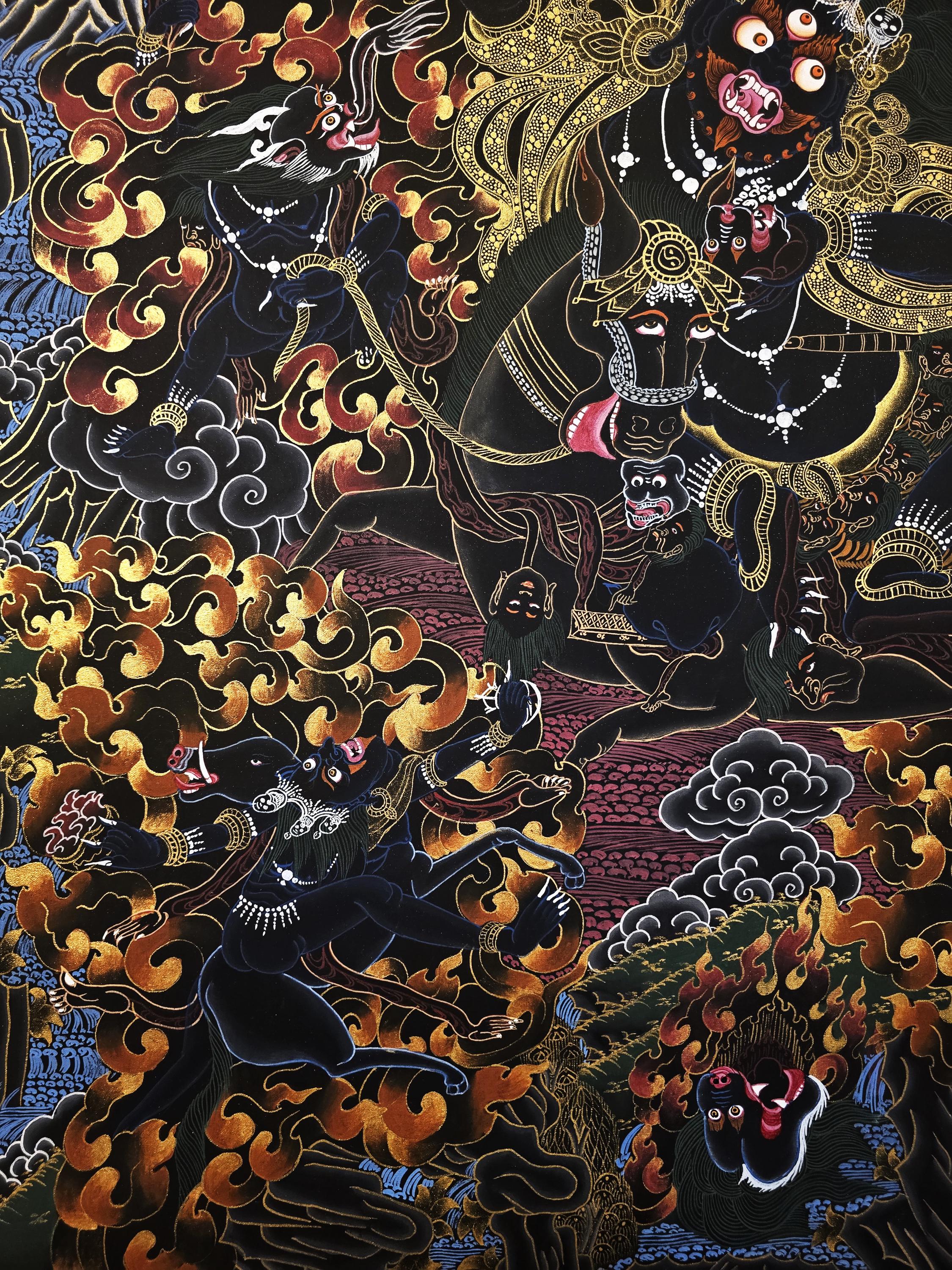 杏逸 軸 おもてなし 絵 金運 福 コウモリ 波 日本 中国 美術 インテリア kawahorioogi_carp_2_1200x1200.