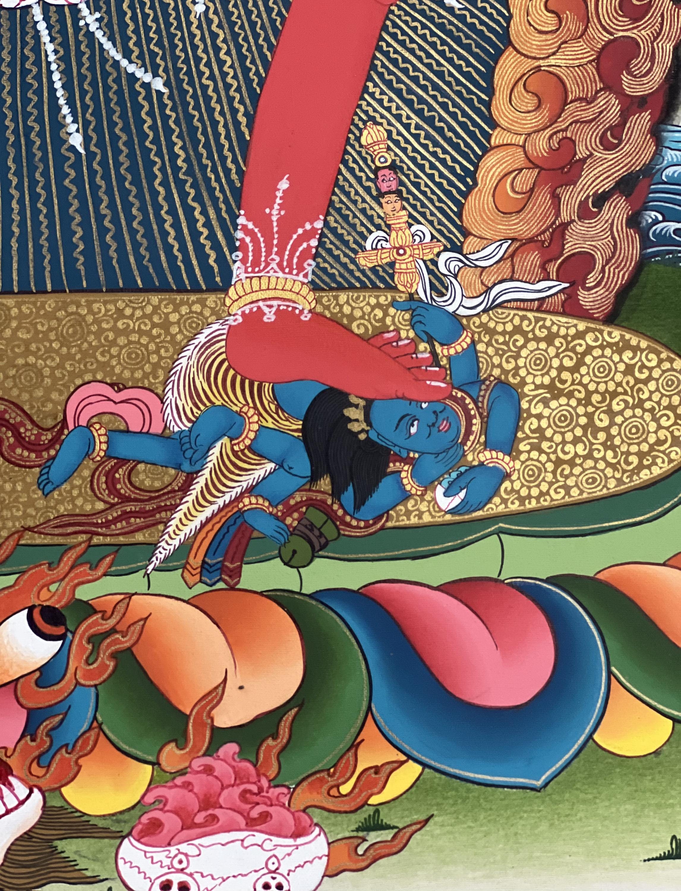 チャクラ　ヨガ　絵画　ネパール　アーティスト　伝統工芸 チャクラサンヴァラ - Etsy 日本
