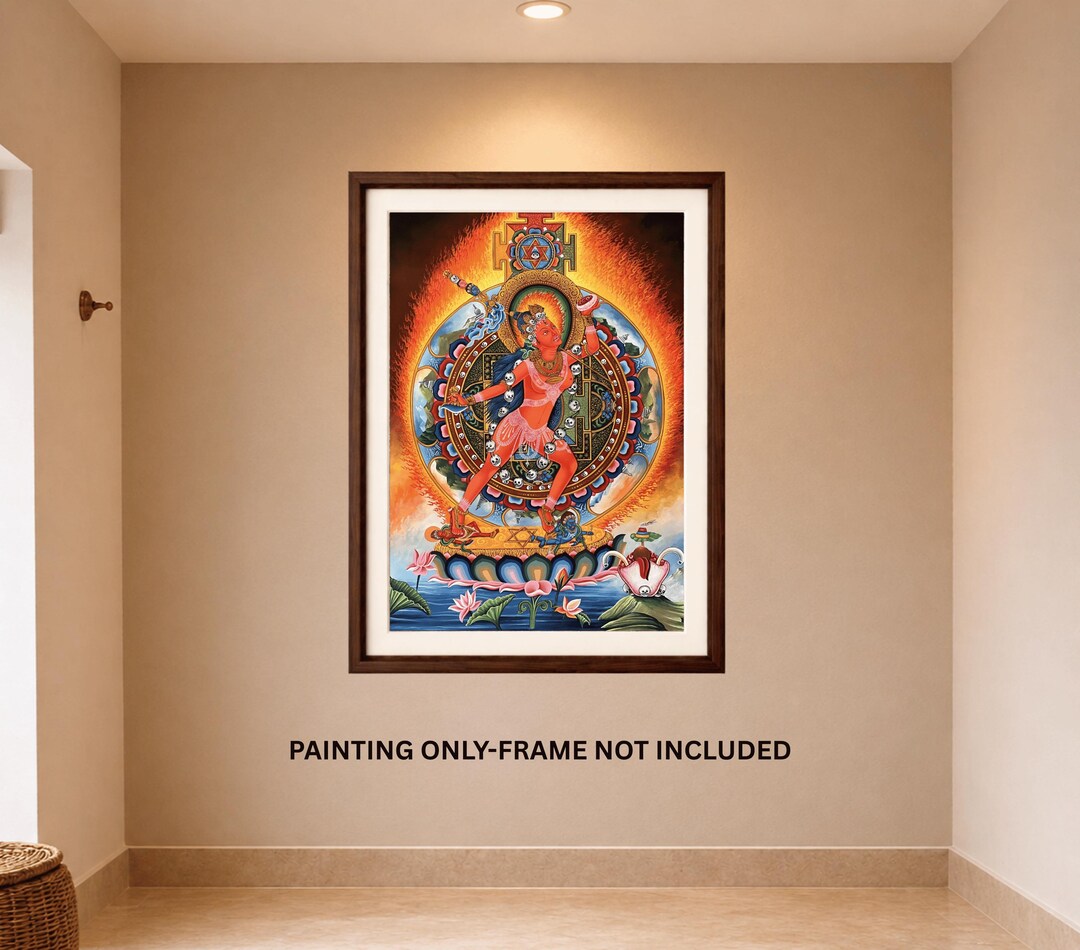 Vajrayogini Thangka Painting – Newari Paubha Art, Tantric