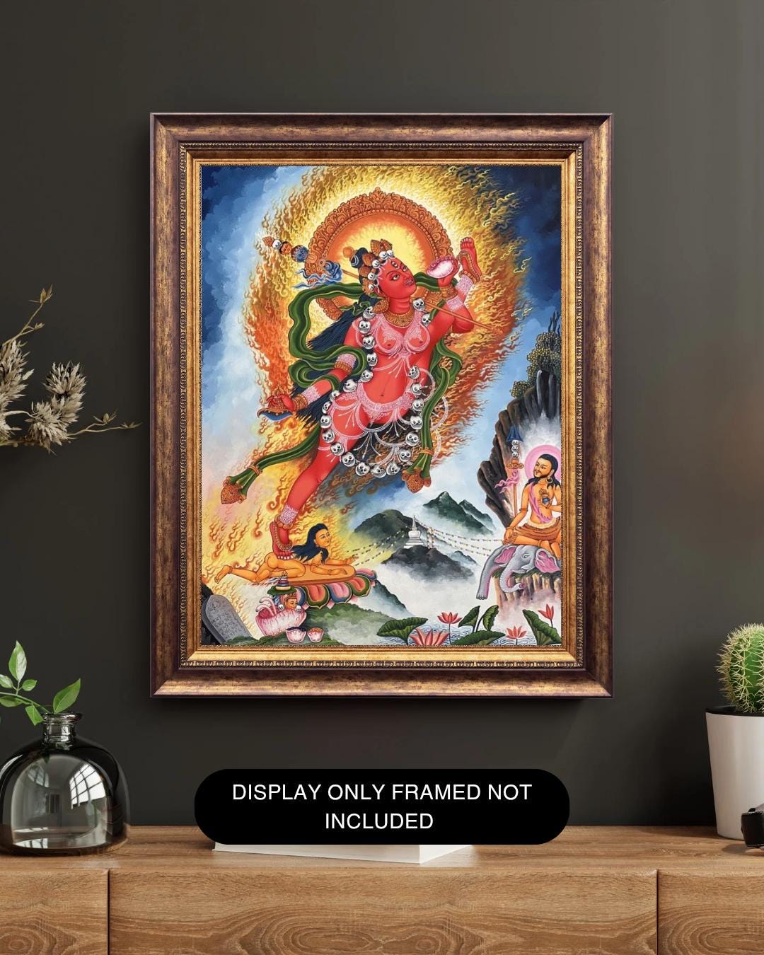 中谷美紀／天国より野蛮〜WILDER THAN HEAVEN〜 Akash Yogini Newari Paubha Thangka | Vidyadhari – the Knowledge