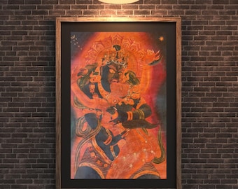 Chakrasamvara Shakti Thangka 絵画 | チャクラサンヴァラ シャクティ