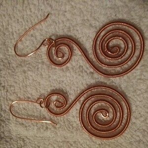 Wire earrings