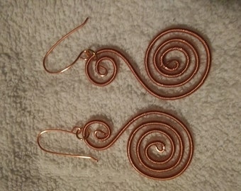 Wire earrings