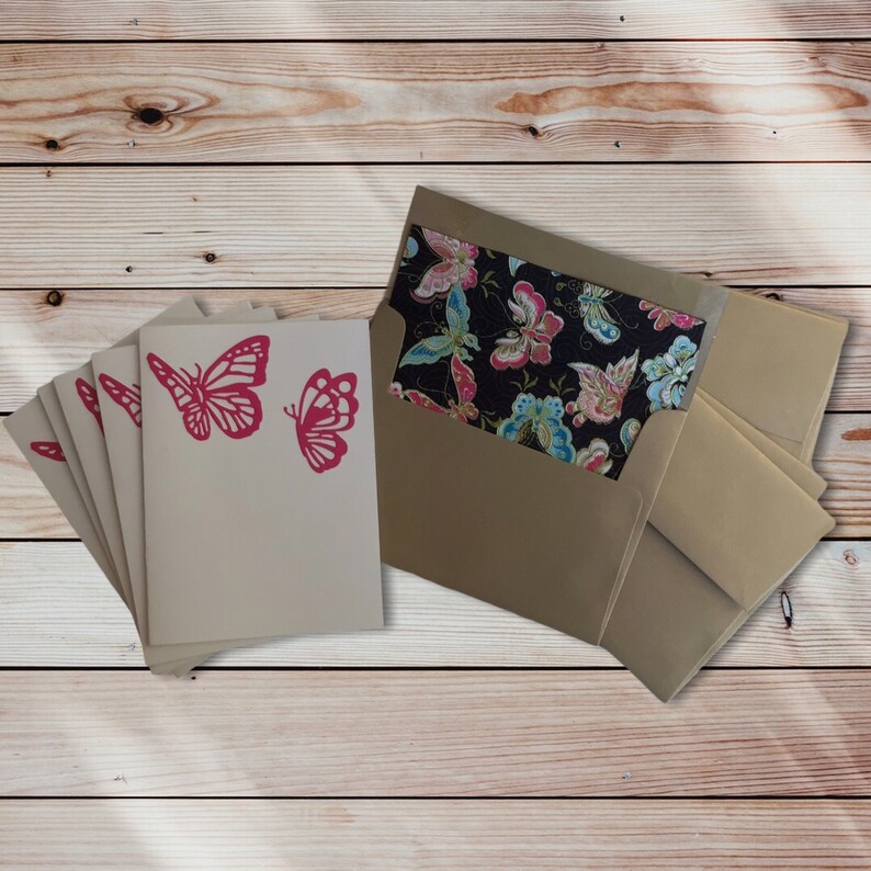 Note Card Gift Set Blank Note Cards & Envelopes Box - Etsy