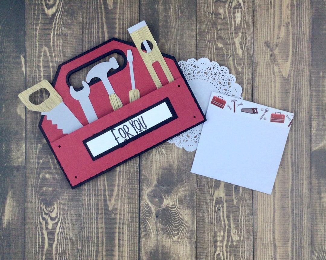 Toolbox Gift Card Holder for Him Gift Card Holder & Matching Etsy