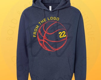 From The Logo - 22 - Clark - Navy - Hoodie - Indiana Fever