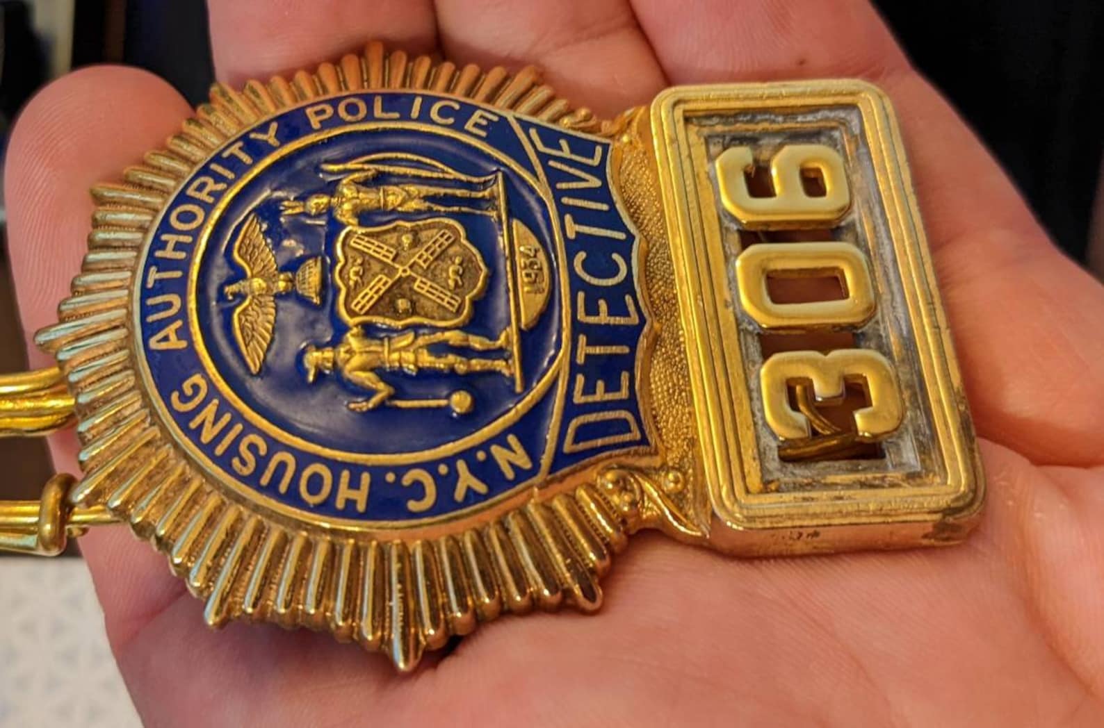 New York City Housing Authority Police Detective Breast Badge Etsy Canada