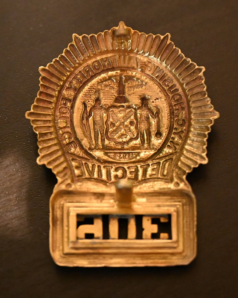 New York City Housing Authority Police Detective Breast Badge Etsy