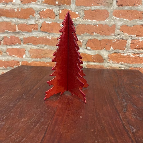 Rustic Metal Christmas Trees Industrial Farmhouse Decor Etsy