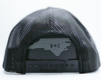 North Carolina Snapback hat attachment