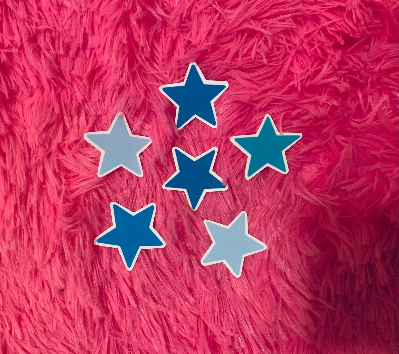 Blue Star Sticker Pack - Etsy