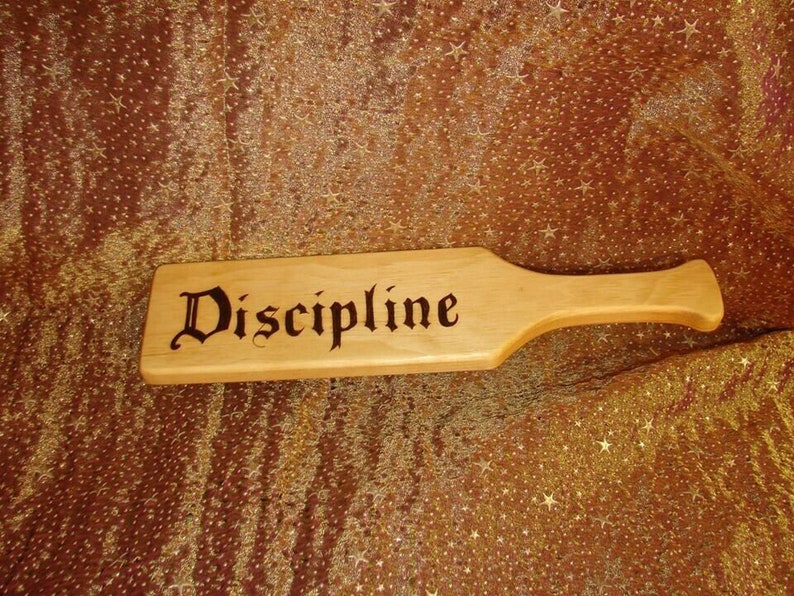 Wooden Spanking Paddle Handmade Woodburned Etsy