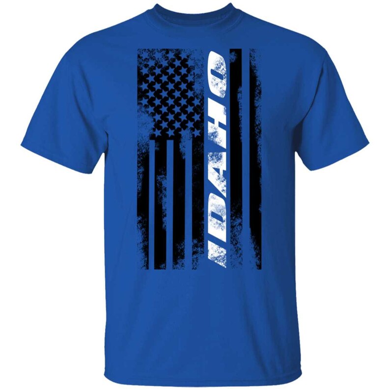 Idaho American Flag T-Shirt