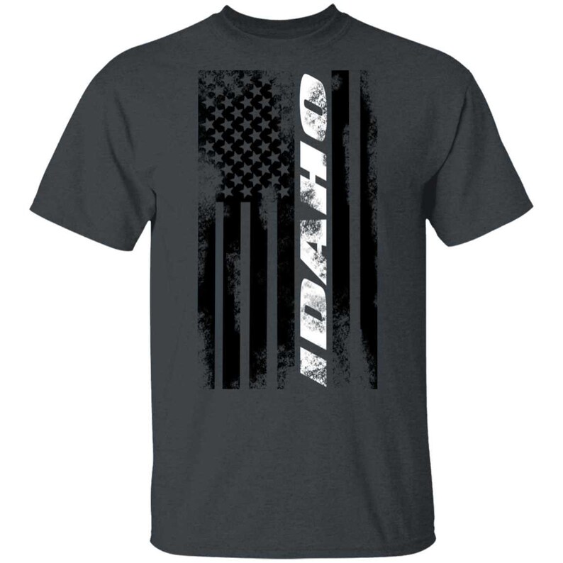 Idaho American Flag T-Shirt