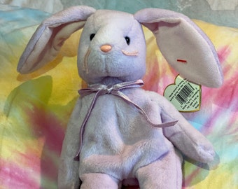RARE Floppity Original Beanie Baby, Tag errors - PVC pellets