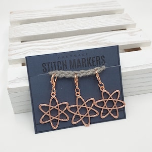 Atom Stitch Markers - 3 Pack