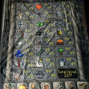 Coperta Runescape Max Stat (massima qualità dell'immagine)