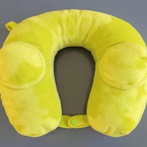 Sahara Nap Neck Pillow for Children / Child Car Pillow / Minky Soft Cushion / Travel Pillow / Plush / Kids Gifts / Carseat Accessory Green