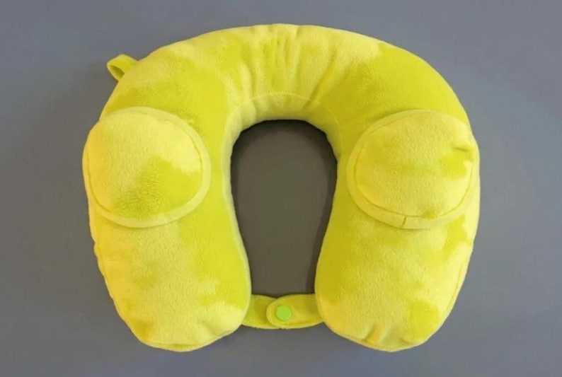 Sahara Nap Neck Pillow for Children / Child Car Pillow / Minky Soft Cushion / Travel Pillow / Plush / Kids Gifts / Carseat Accessory Green