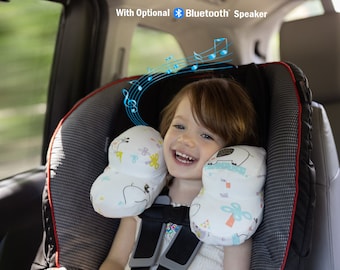 Bluetooth Travel Pillow for Children / Bluetooth Neck Pillow / Neck Support Cushion / Christmas Gift / Kids Gift / Patented Airplane Pillow