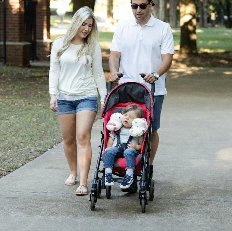 Sahara Nap Neck Pillow for Children / Child Car Pillow / Minky Soft Cushion / Travel Pillow / Plush / Kids Gifts / Carseat Accessory image 19