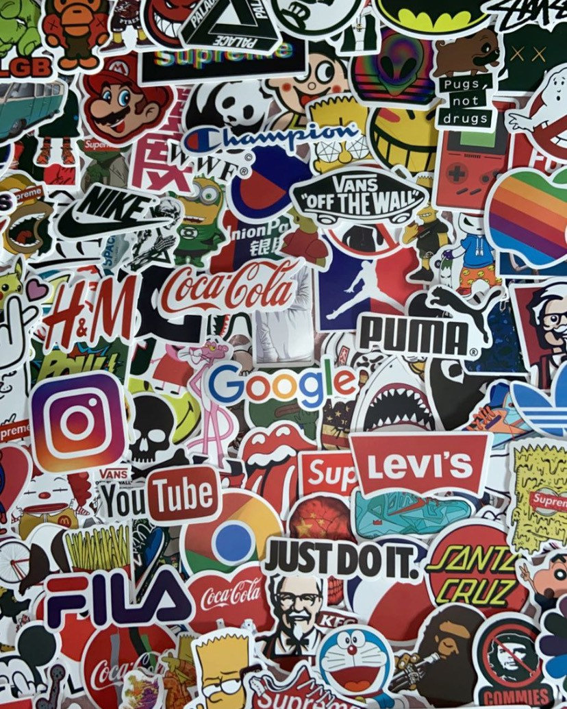 Random Sticker Set Pack Decal Vinyl Graphic Stickers Etsy