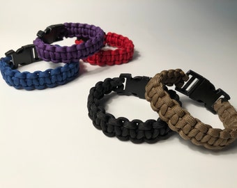 550 Paracord Bracelet - Solid Color