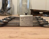 Vintage Indestro Mfg. 5 Piece Open End Wrench Set